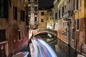 buildings in Venice at Night