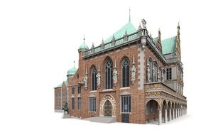 architecture Bremen Town Hall building