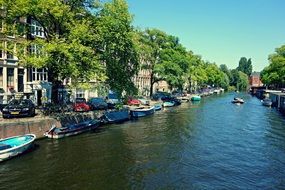 Historic Canal in Amsterdam