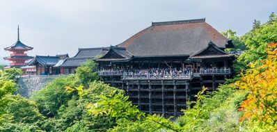 Kiyomizudera temple in Kyoto