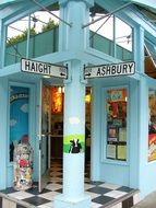 Haight Ashbury is the intersection of Haight and Ashbury streets