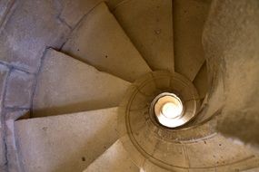 steps of the medieval stairs