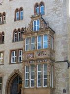 bay window of middle ages in hindelsheim