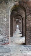 old brick arch tunnel