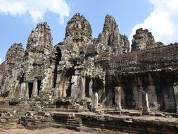 Temple Cambodia on a sunny day