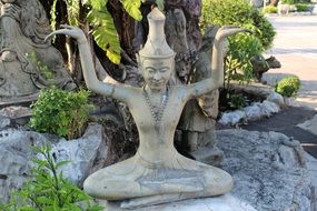 stone buddha statue in Thailand