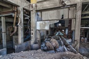 Abandoned Factory destruction