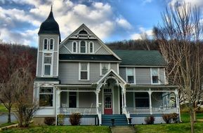 historic building among nature