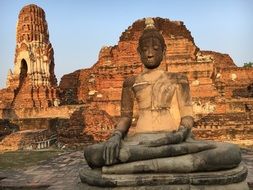 ancient ayyutthaya in Thailand