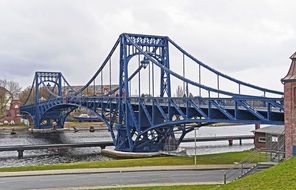 Kaiser Wilhelm bridge in the port area