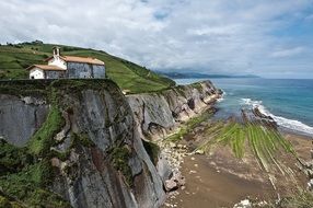 cliffs near the Bay of Biscay