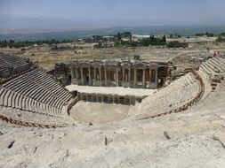 the ruins of the amphitheatre