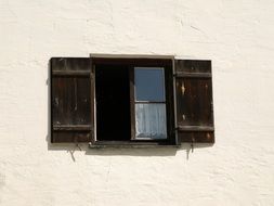 open old shutters