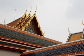 beautiful temple roof in Thailand