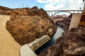 Hoover dam in Nevada