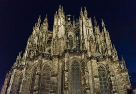 Facade of Cologne church