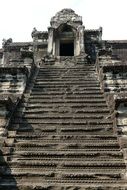 stairway in Angkor Wat temple complex, Cambodia