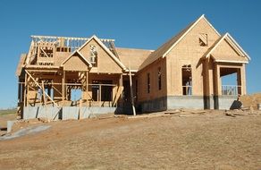 wood house construction