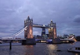 Landmark of the bridge in London