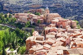 aerial view of Albarracin