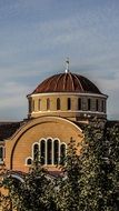 dome of orthodox church in paralimni