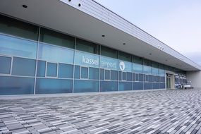 facade of Kassel Airport, germany