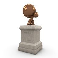 metal Monument Ball Force Globe