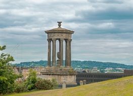 monument to Dugald Stuart on the hill