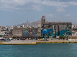 panoramic view of the coastline in athens