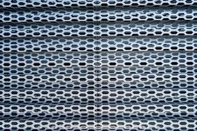metal pattern on the building as background