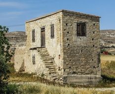 old stone house in cyprus
