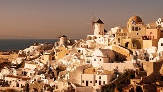 Greece white Santorini