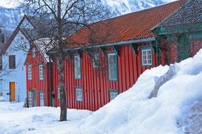 traditional cozy polar homes in norway