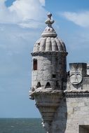 stone Tower Of Belem in Lisbon in Portugal