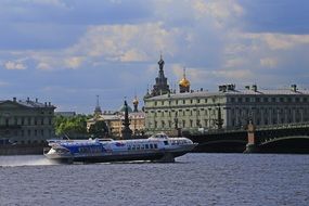 Beautiful view of St Pepetersbur