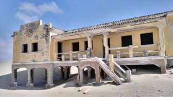 building in the sand