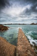 stone pier in France