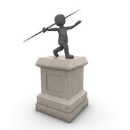 stone Monument Spear Olympia Force