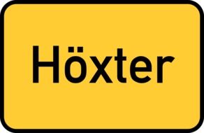 road sign Hekster city name