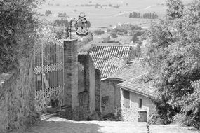 traditional rural architecture in the south of france