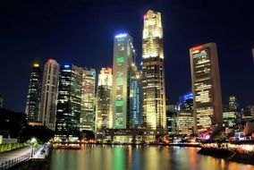cityscape in singapore