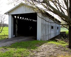 Covered Bridge in countryside in Ohio