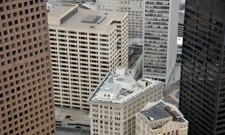 top view of downtown, usa, georgia, Atlanta