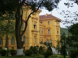 capital architecuture in Hanoi in Vietnam