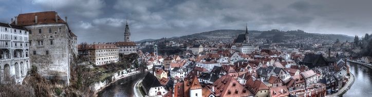 view of the city Schwarzenberg