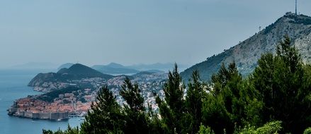 distant view of Dubrovnik