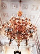 Chandelier in Gold Palace