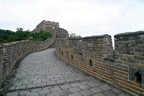 Chinese great large wall attraction