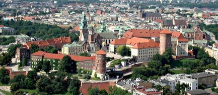 Wawel Castle Aerial