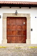 Wooden gate in antigua